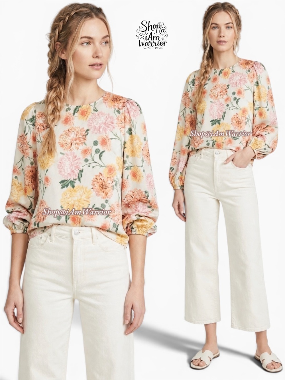 Yumi Kim chrysanthemum floral blouse *shop@iamwarrior